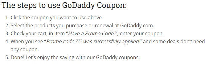 40% OFF GoDaddy Coupon & Promo Codes On December 2023