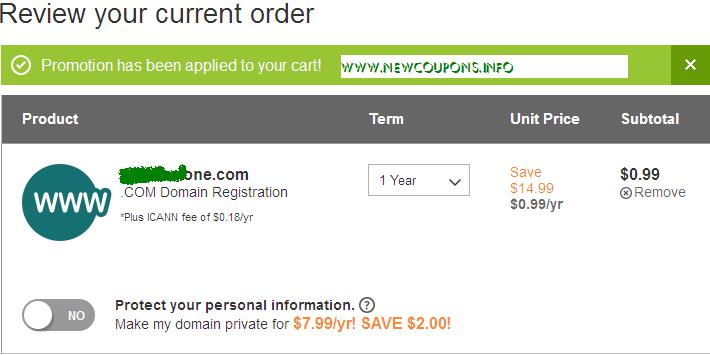 How to check the valid coupon of GoDaddy
