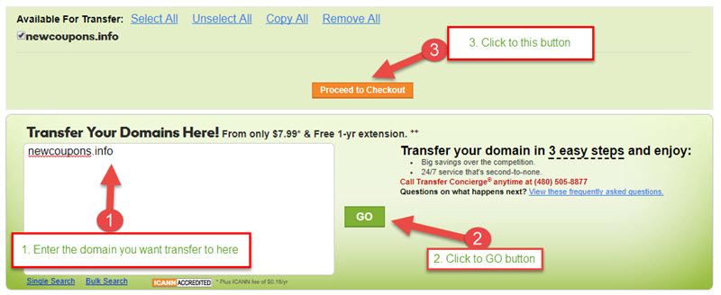 $0.99 GoDaddy Domain Transfer Coupon February 2024 &#8211; Free 1-Year Extension