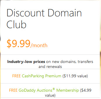 GoDaddy Discount Domain Club &#8211; Lowest Prices for Domains