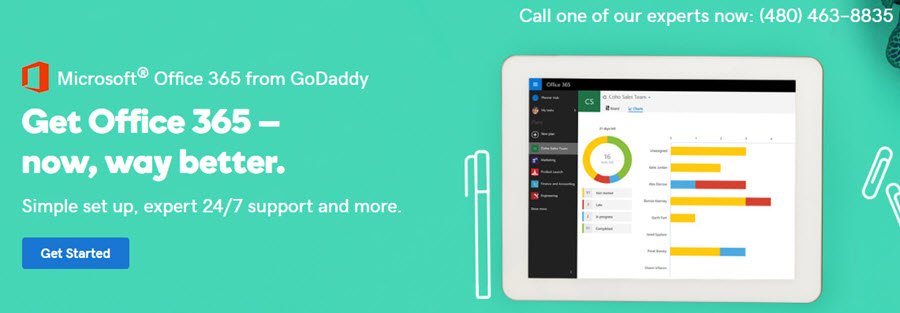 50% OFF GoDaddy Office 365 Coupon On February 2024