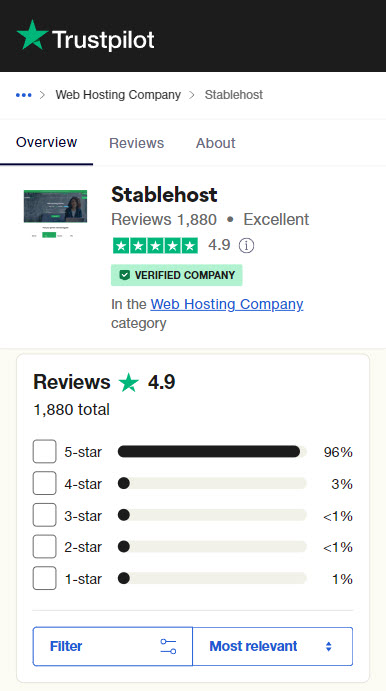 80% OFF StableHost Coupon Codes On February 2024