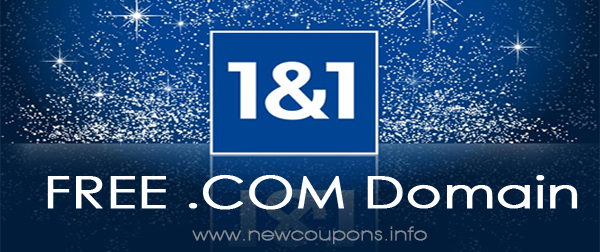 Get Free domain from 1and1.com in Mar 2016