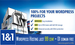 99 cent wordpress hosting 1and1