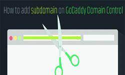 how add sub domain on godaddy domain control