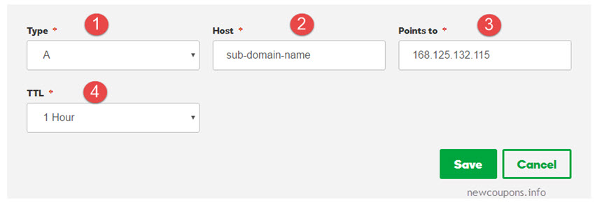 How to add subdomain on GoDaddy Domain Control