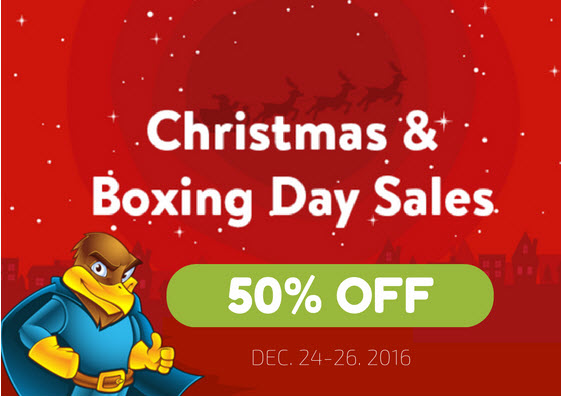 Hawk Host Christmas & Boxing Day Sale! Save 50% new hosting