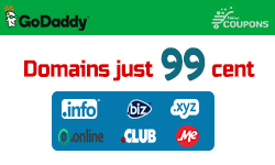 99 cent godaddy coupon