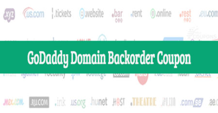 godaddy domain backorder coupon