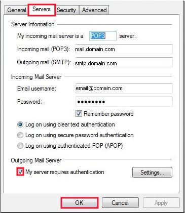 How To Enable SMTP Authentication at Network Solutions