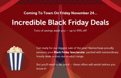 namecheap blackfriday cybermonday 2017 deals