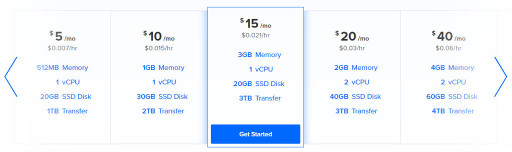 DigitalOcean launches a new package pricing &#8211; $15/mo w/ 3GB RAM