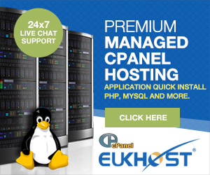 eukhost premium managed cpanel hosting banner 300x250
