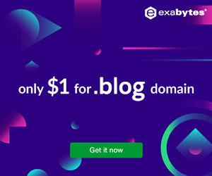 exabytes $1 .blog registration