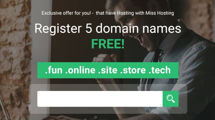 Specials &#8211; Get Free Domain Names at StableHost
