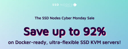 SSDNodes Black Friday and Cyber Monday 2018