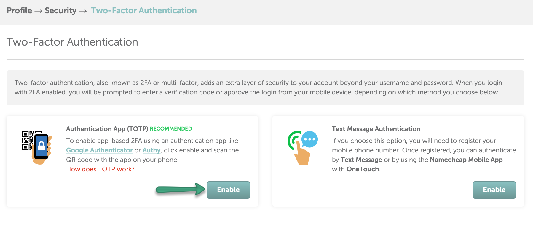 NameCheap launches new TOTP 2FA &#8211; How to Enable It