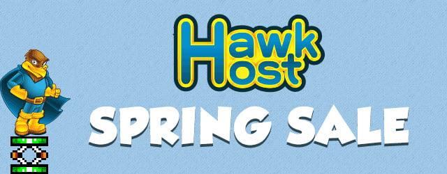 HawkHost Spring Flash Sale! Discounts Up To 60% Off Web Hosting