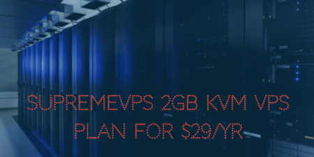 SUPREMEVPS 2GB KVM VPS PLAN FOR $29