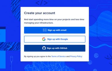 Sign Up For DigitalOcean Account With Github