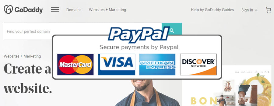 Godaddy Add PayPal As Payment Method