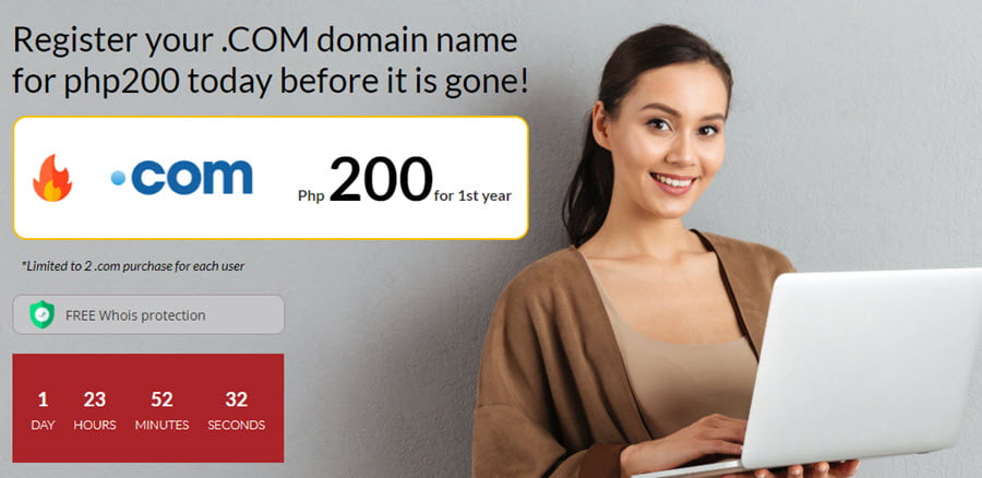 Z.Com Philippines &#8211; $3.93 .COM Registration Offer