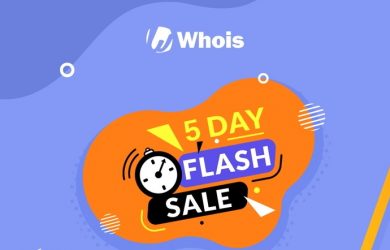 whois domain 5 day flash sale