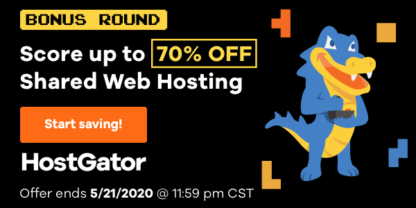 Get 70% OFF Shared Hosting + Free Domain At HostGator