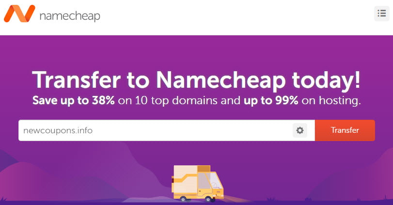 NameCheap – SAVE BIG On Domain Transfers