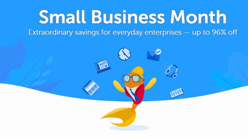 Small Business Month At NameCheap – 96% OFF Domain & Hosting
