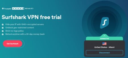 Surfshark VPN free trial