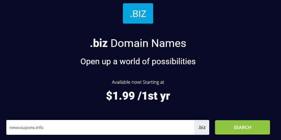 Register .BIZ For $1.99 At Epik – Free Whois Privacy