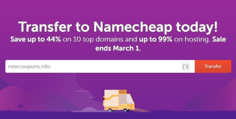 Transfer Domains To NameCheap For Up To 44% OFF