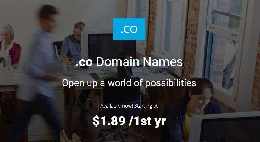 Register Unlimited .CO Domains For $1.89 Each At Epik
