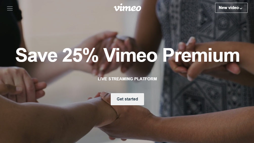 Vimeo &#8211; 25% OFF On Premium Annual Plan