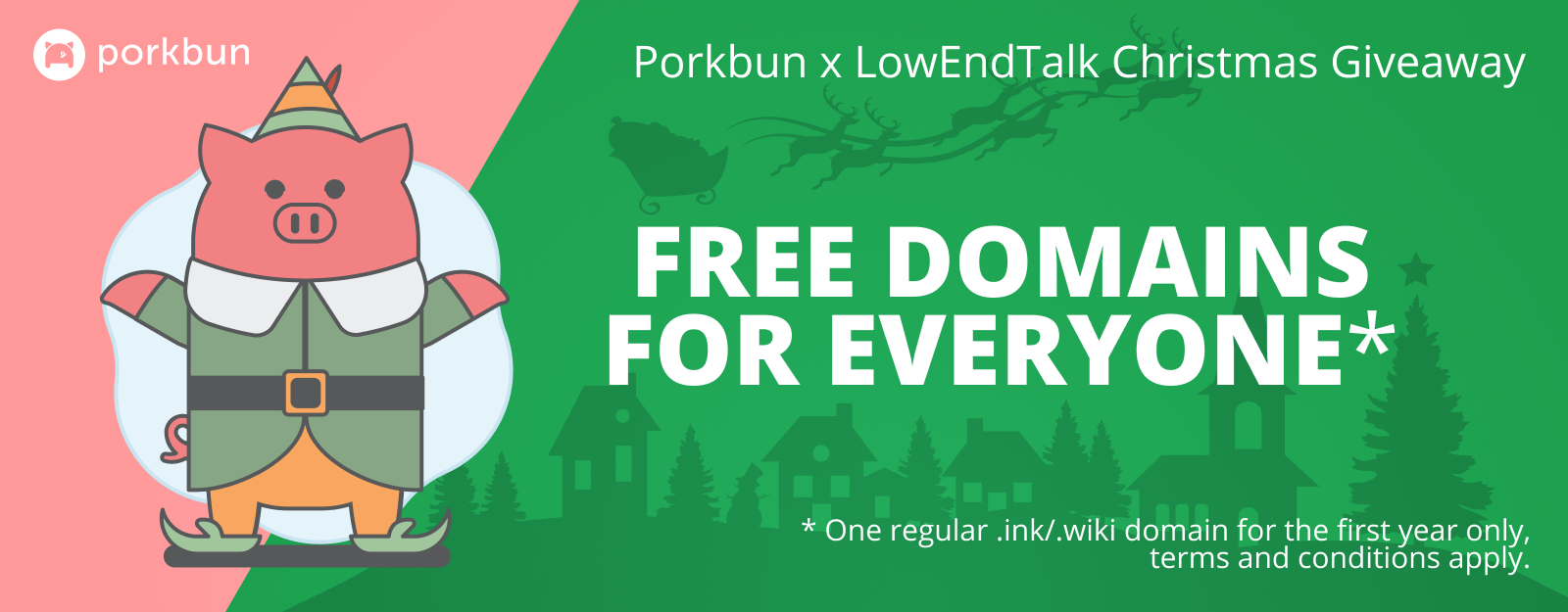 Get Free .WIKI &#038; .INK Domain From Porkbun