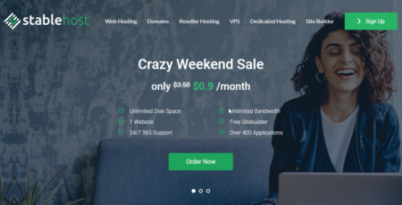 StableHost Crazy Weekend Sale For 80 Off
