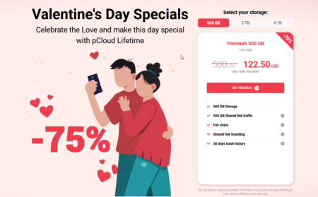 pcloud valentine lifetime deal