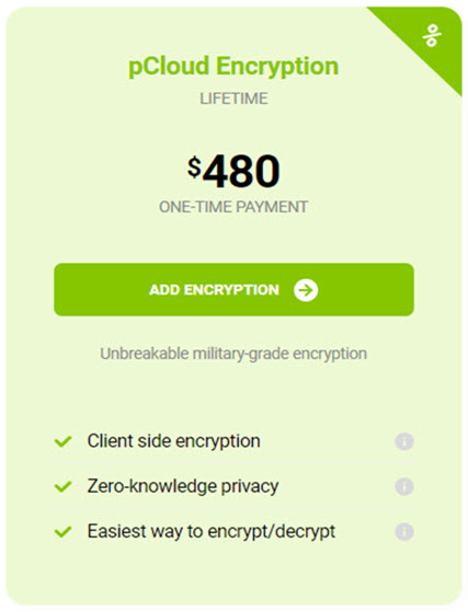 pCloud Family Lifetime & Encryption For 78% OFF