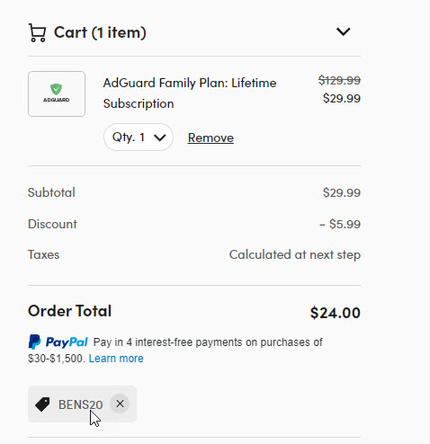 adguard family for $24
