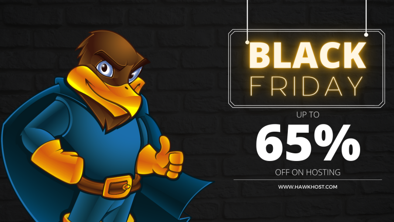 HawkHost Black Friday Sale 2022 &#8211; Up To 65% Off All Plans!