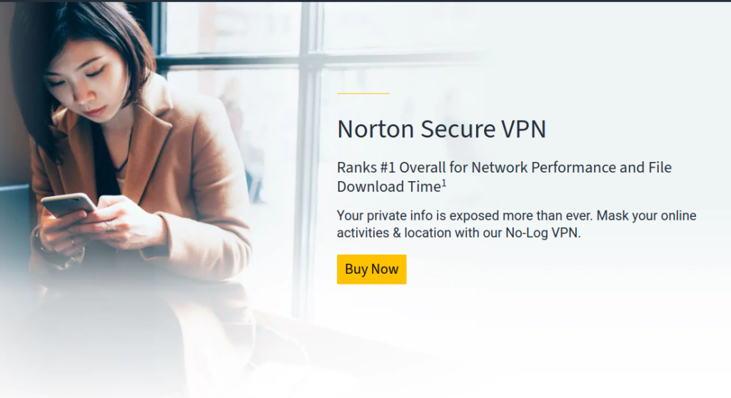 Norton Secure VPN 1-Year Plan For $4.9 – 90% OFF