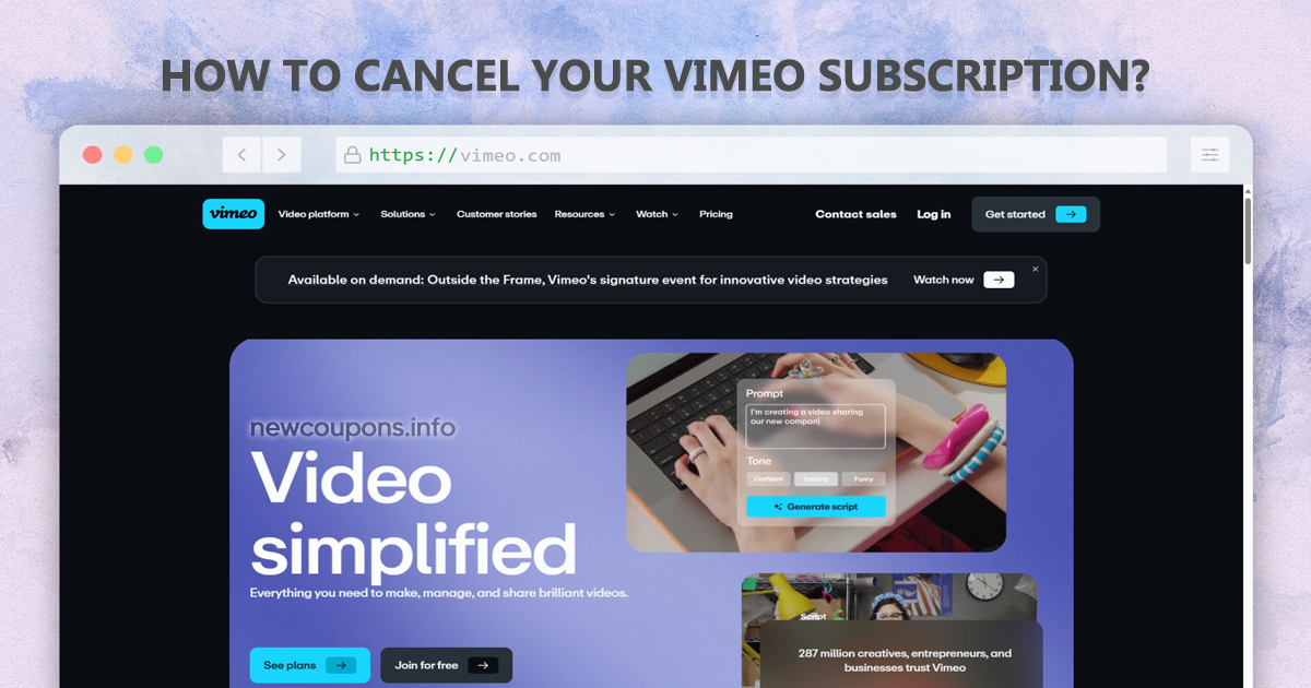 How To Cancel Your Vimeo Subscription On All Devices?