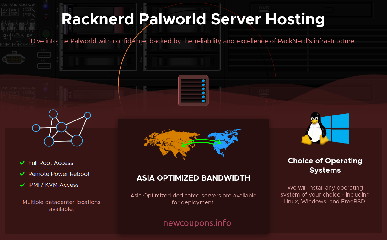 Deploy Palworld Server Hosting At Racknerd For $55/Mo