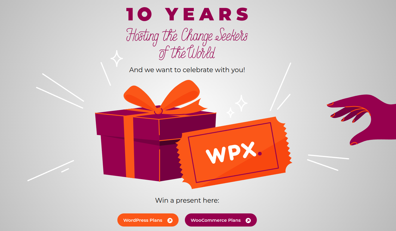 WPX Celebrates Its 10th Birthday With 100 Special Prizes!