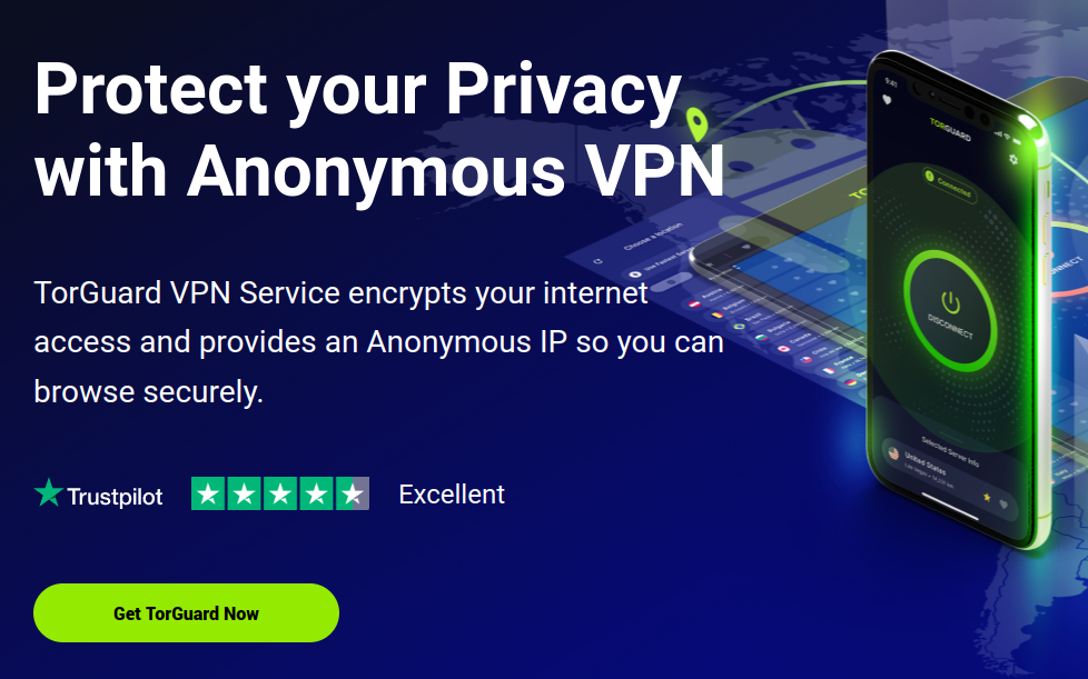 Get 60% Off TorGuard VPN + Free PrivateMail Pro