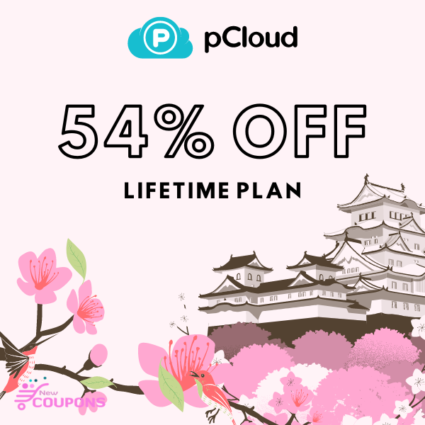 pCloud Sakura Sale 2024 - Up to 54% off Lifetime plans!